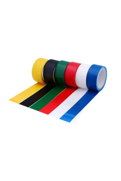 Renkli Elektrik Bandı 10 Lu Izole Bant 10 Adet ürün görseli