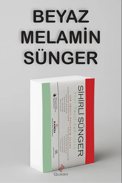 Sihirli Sünger Beyaz, Çizik Giderici Sünger, 5 Adet Magic Sponge - 3