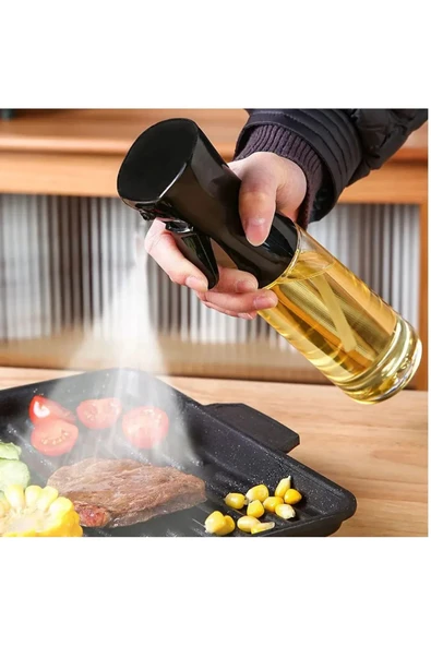 Sprey Yağdanlık Sıvı Yağ Spreyi Yağlık Air Fryer Da Yağ Tasarruf Edin Zeytinyağı Için - 4