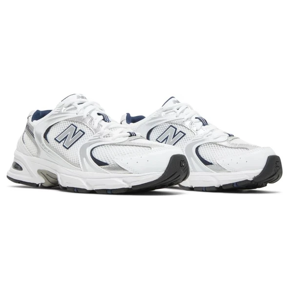 New Balance 530 White Silver Navy - 5