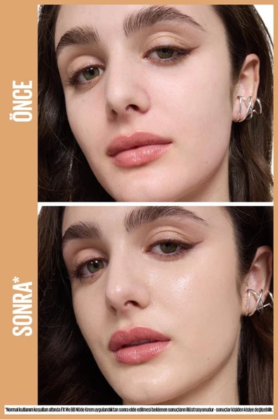 Maybelline New York Fit Me Nude Cilt Bakımı Etkili Nemlendirici SPF50 BB Krem - 10 - 3