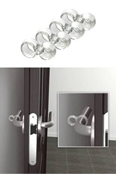 Kapı Kolu Lastiği Kapı Stoperi Kola Geçmeli 5li Paket - Resim 3