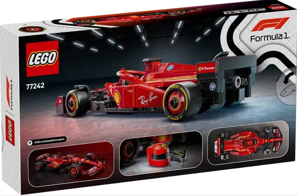 Lego Speed Champions Ferrari SF-24 F1® Race Car 77242 - Resim 3
