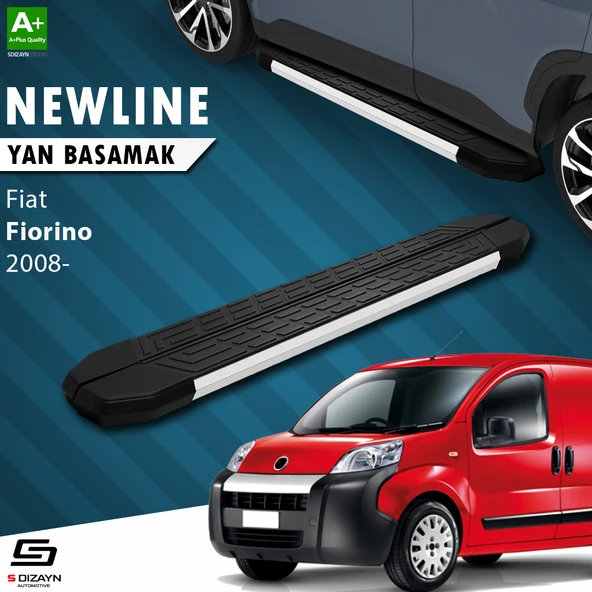S-Dizayn Fiat Fiorino NewLine Aluminyum Yan Basamak 173 Cm 2008 Üzeri A+ Kalite - 1