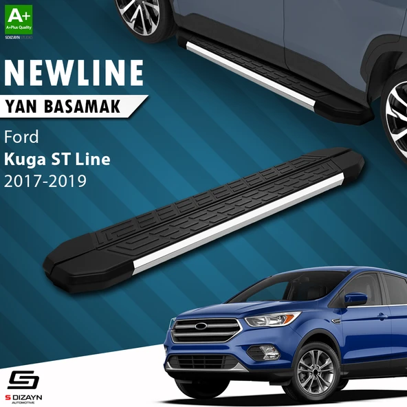 S-Dizayn Ford Kuga 2 ST-Line NewLine Krom Yan Basamak 183 Cm 2017-2019 A+ Kalite ürün görseli 1