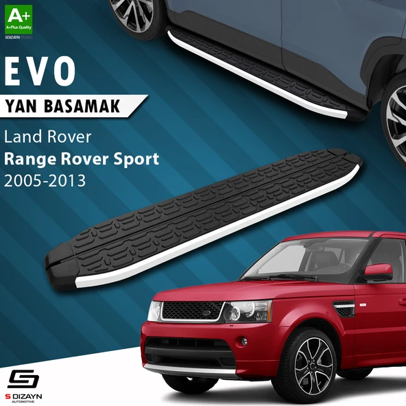S-Dizayn Land Rover Range Rover Sport Evo Aluminyum Yan Basamak 183 Cm 2005-2013 A+ Kalite ürün görseli 1