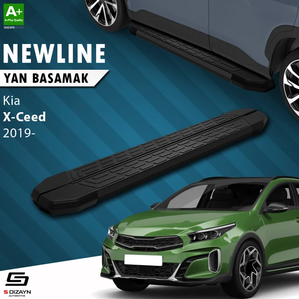 S-Dizayn Kia XCeed NewLine Siyah Yan Basamak 183 Cm 2019 Üzeri A+ Kalite ürün görseli 1