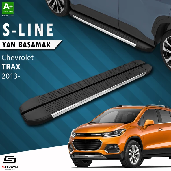 S-Dizayn Chevrolet Trax S-Line Krom Yan Basamak 163 Cm 2013-2022 A+ Kalite ürün görseli 1
