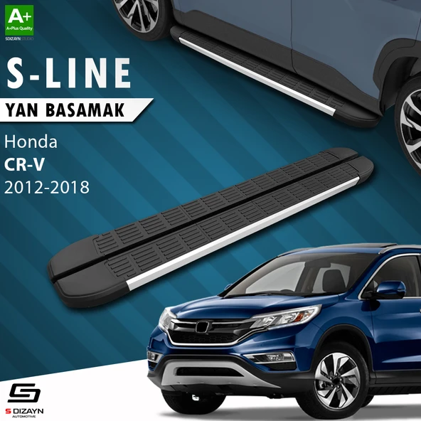 S-Dizayn Honda CR-V 4 S-Line Aluminyum Yan Basamak 173 Cm 2012-2018 A+ Kalite - 1