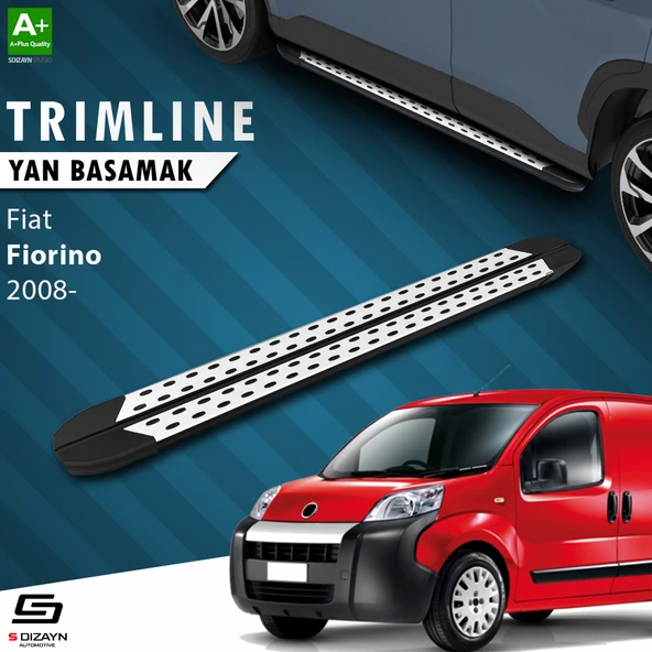 S-Dizayn Fiat Fiorino TrimLine Gri Yan Basamak 177 Cm 2008 Üzeri A+ Kalite ürün görseli