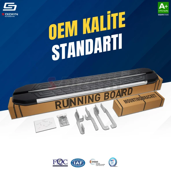 S-Dizayn VW Transporter T5 Kısa Şase NewLine Krom Yan Basamak 213 Cm 2003-2010 A+ Kalite - 2
