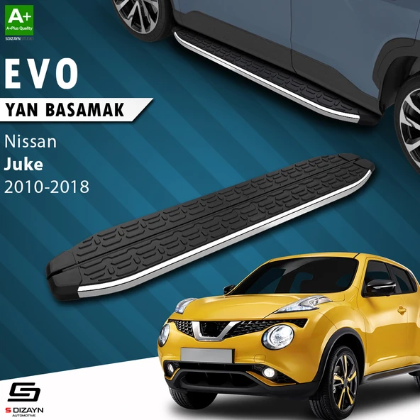 S-Dizayn Nissan Juke Evo Krom Yan Basamak 173 Cm 2010-2018 A+ Kalite ürün görseli
