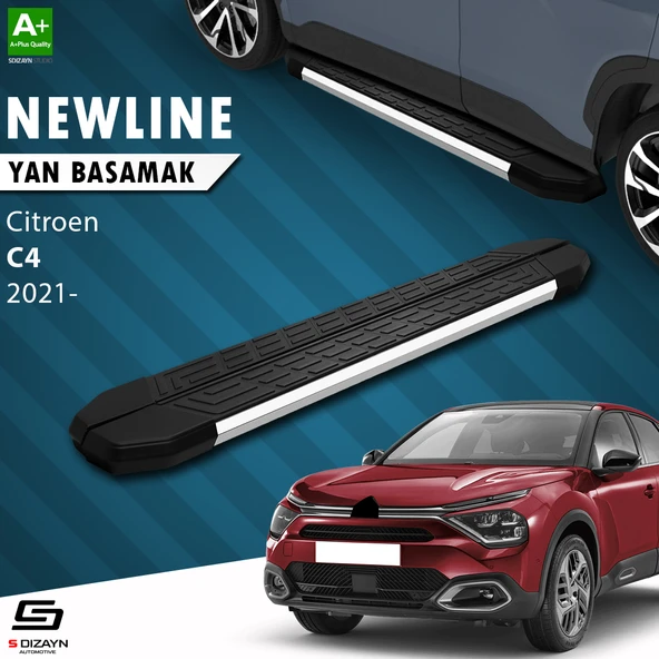S-Dizayn Citroen C4 3 NewLine Krom Yan Basamak 183 Cm 2021 Üzeri A+ Kalite ürün görseli 1