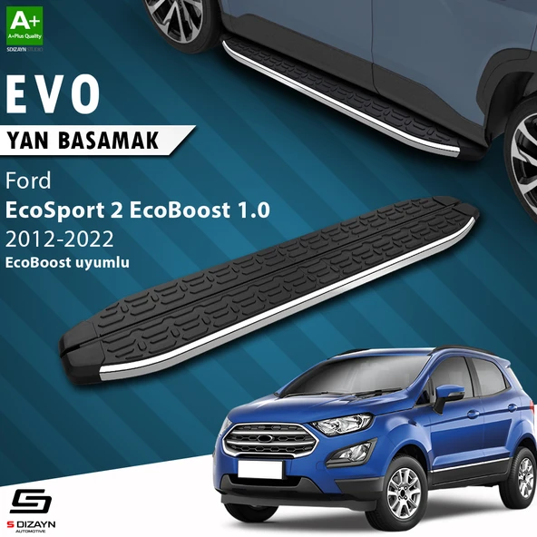 S-Dizayn Ford EcoSport 2 EcoBoost 1.0 Evo Krom Yan Basamak 173 Cm 2012-2022 A+ Kalite - 1