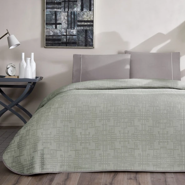 Taç Jakar Pike Takımı Vıgnes Çift Kişilik Antrasit