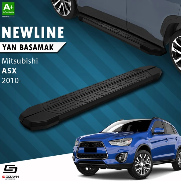 S-Dizayn Mitsubishi ASX NewLine Siyah Yan Basamak 183 Cm 2010 Üzeri A+ Kalite - 1