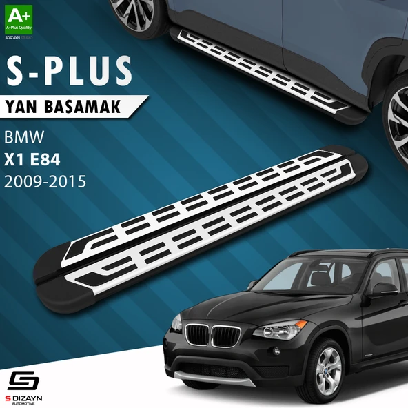 S-Dizayn Bmw X1 E84 S-Plus Gri Yan Basamak 183 Cm 2009-2015 A+ Kalite ürün görseli 1
