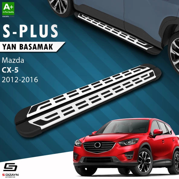 S-Dizayn Mazda CX-5 S-Plus Gri Yan Basamak 183 Cm 2012-2016 A+ Kalite ürün görseli 1