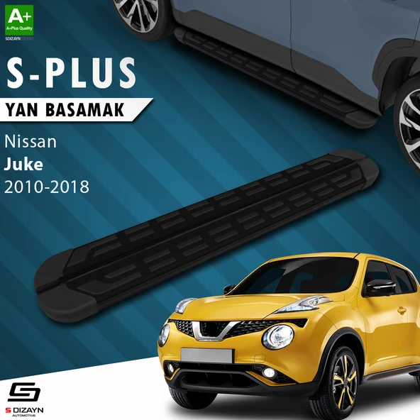 S-Dizayn Nissan Juke S-Plus Siyah Yan Basamak 173 Cm 2010-2018 A+ Kalite ürün görseli 1