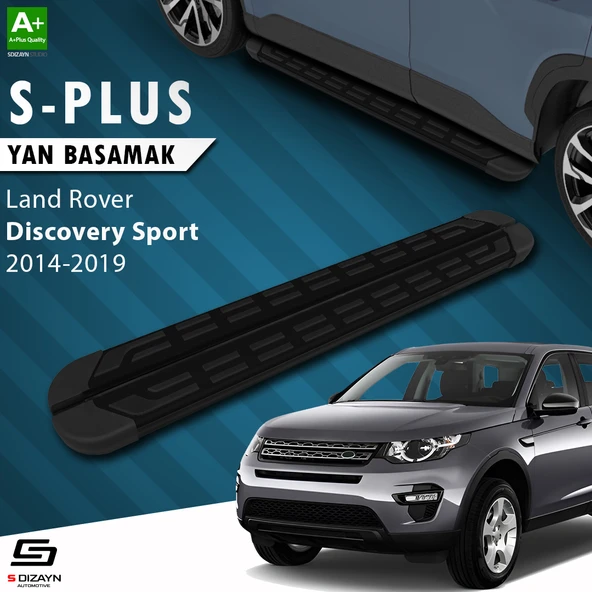 S-Dizayn Land Rover Discovery Sport S-Plus Siyah Yan Basamak 183 Cm 2014-2019 A+ Kalite ürün görseli 1