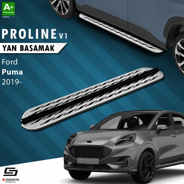 S-Dizayn Ford Puma OEM Still Pro V2 Aluminyum Yan Basamak 173 Cm 2019 Üzeri A+ Kalite - 1