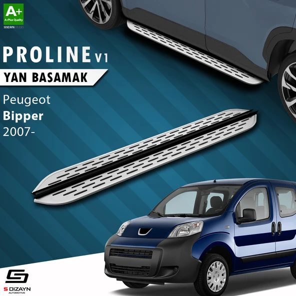 S-Dizayn Peugeot Bipper OEM Still Pro V1 Aluminyum Yan Basamak 173 Cm 2007-2017 A+ Kalite ürün görseli
