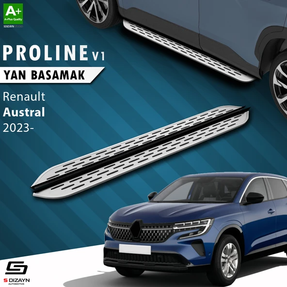S-Dizayn Renault Austral OEM Still Pro V1 Aluminyum Yan Basamak 183 Cm 2023 Üzeri A+ Kalite ürün görseli 1