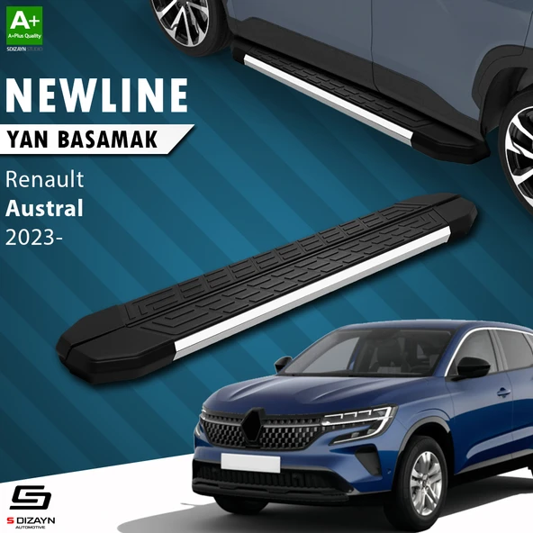 S-Dizayn Renault Austral NewLine Krom Yan Basamak 183 Cm 2023 Üzeri A+ Kalite ürün görseli