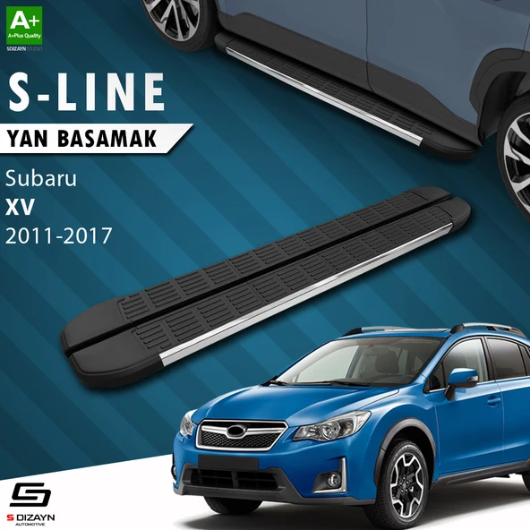 S-Dizayn Subaru XV S-Line Krom Yan Basamak 173 Cm 2011-2017 A+ Kalite ürün görseli 1