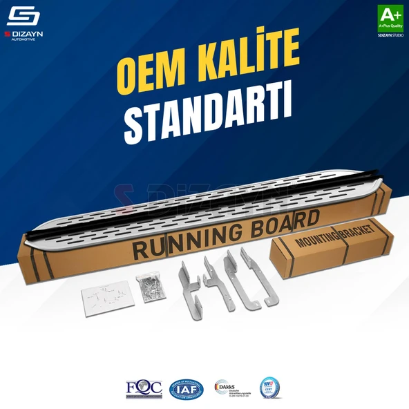 S-Dizayn Peugeot 3008 2 OEM Still Pro V1 Aluminyum Yan Basamak 183 Cm 2016-2023 A+ Kalite - Resim 2