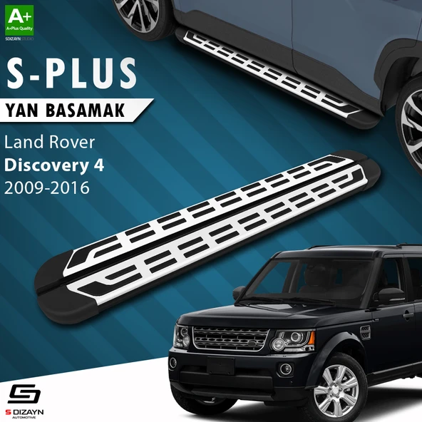 S-Dizayn Land Rover Discovery 4 S-Plus Gri Yan Basamak 193 Cm 2009-2016 A+ Kalite ürün görseli 1