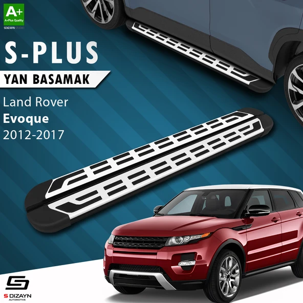 S-Dizayn Land Rover Range Rover Evoque S-Plus Gri Yan Basamak 173 Cm 2012-2017 A+ Kalite ürün görseli