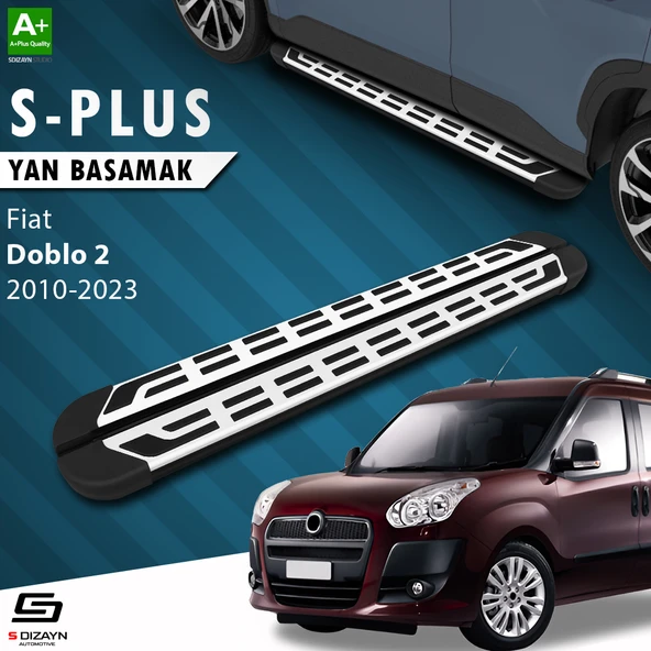 S-Dizayn Fiat Doblo 2 S-Plus Gri Yan Basamak 193 Cm 2010-2022 A+ Kalite ürün görseli 1