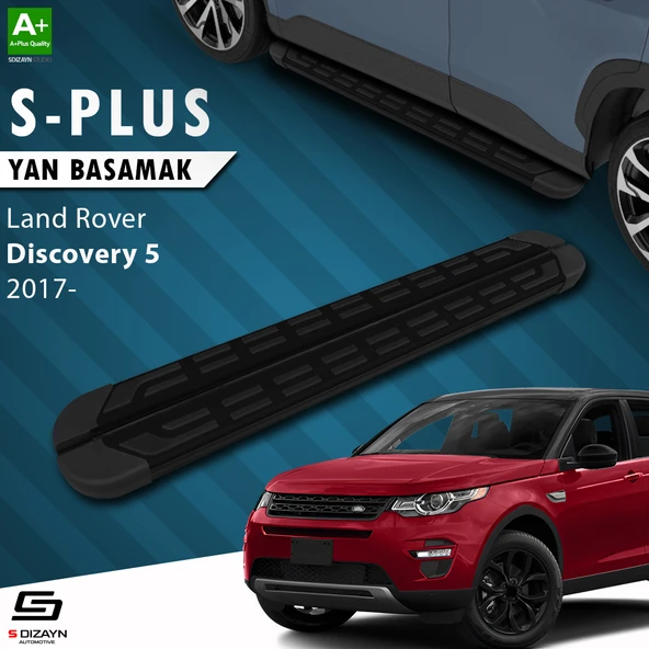 S-Dizayn Land Rover Discovery 5 S-Plus Siyah Yan Basamak 193 Cm 2017 Üzeri A+ Kalite ürün görseli