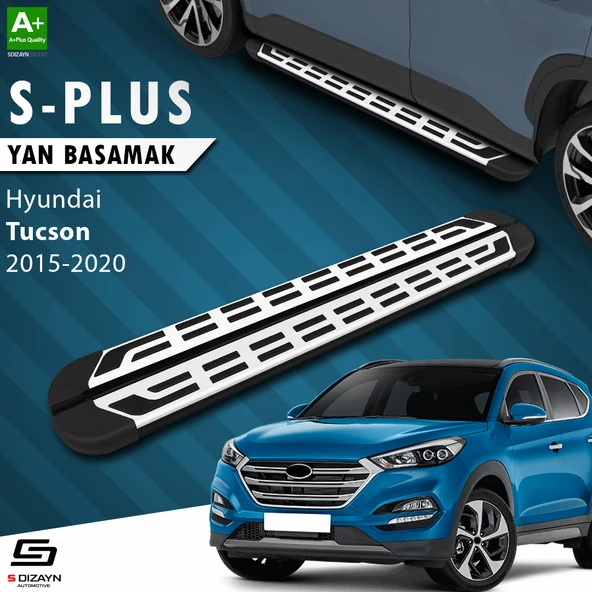S-Dizayn Hyundai Tucson 3 S-Plus Gri Yan Basamak 173 Cm 2015-2020 A+ Kalite ürün görseli 1