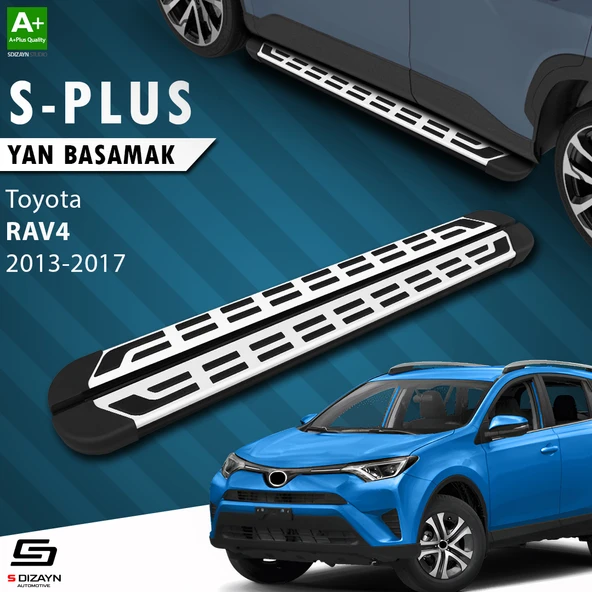 S-Dizayn Toyota Rav 4 4 S-Plus Gri Yan Basamak 173 Cm 2013-2017 A+ Kalite - 1