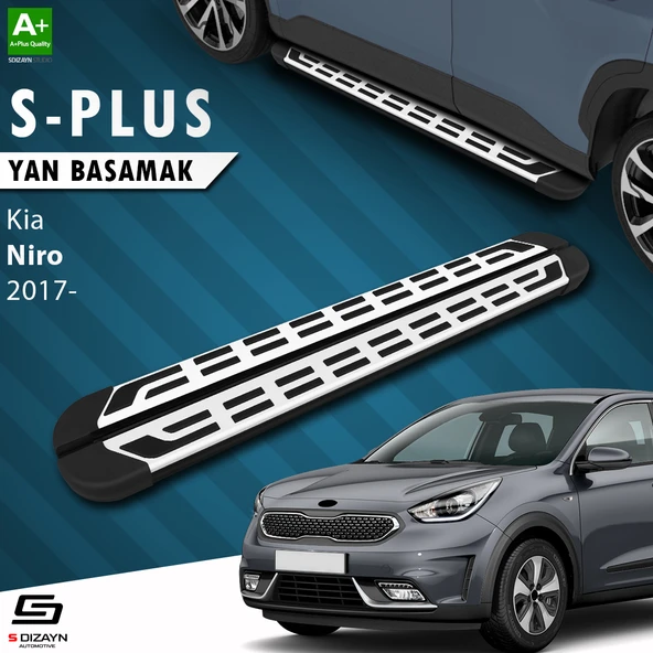 S-Dizayn Kia Niro S-Plus Gri Yan Basamak 183 Cm 2017 Üzeri A+ Kalite ürün görseli 1