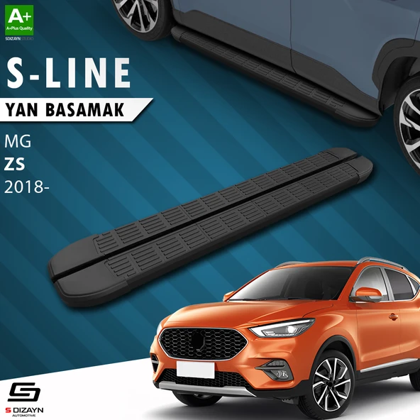 S-Dizayn MG ZS S-Line Siyah Yan Basamak 173 Cm 2018 Üzeri A+ Kalite ürün görseli 1