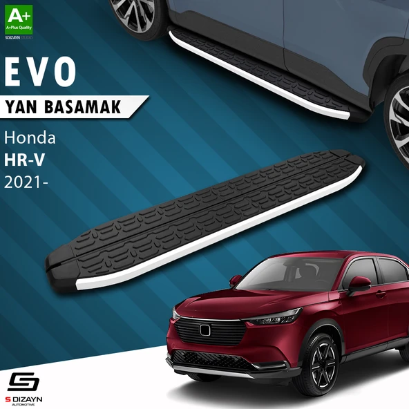 S-Dizayn Honda HR-V 3 Evo Aluminyum Yan Basamak 173 Cm 2021 Üzeri A+ Kalite ürün görseli 1