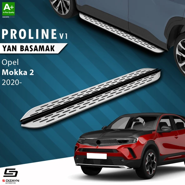 S-Dizayn Opel Mokka 2 OEM Still Pro V1 Aluminyum Yan Basamak 173 Cm 2020 Üzeri A+ Kalite ürün görseli 1