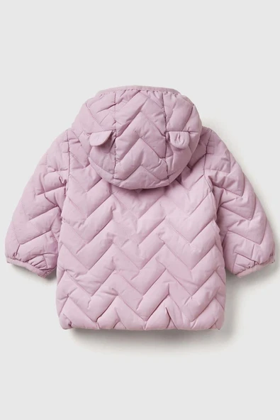 United Colors of Benetton Kız Bebek 2WU0AN00W-25K Mont Lila - Resim 2