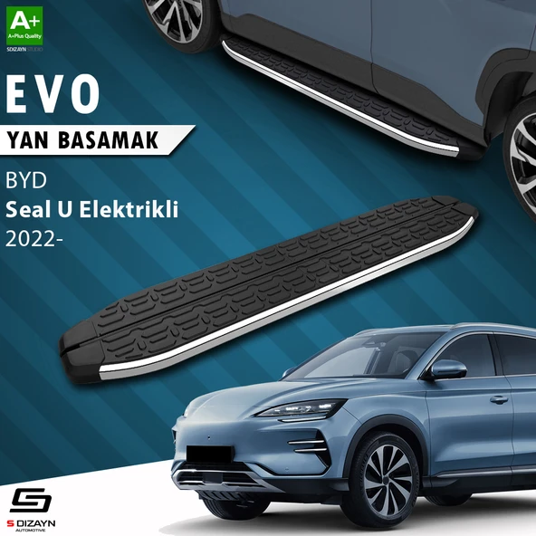 S-Dizayn BYD Seal U Elektrikli Evo Krom Yan Basamak 193 Cm 2022 Üzeri A+ Kalite ürün görseli 1