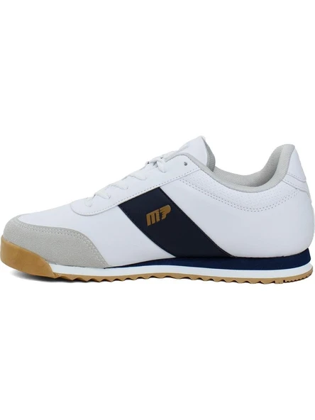 M.P. 242-2044MR Beyaz-Lacivert Erkek Sneakers - Resim 3