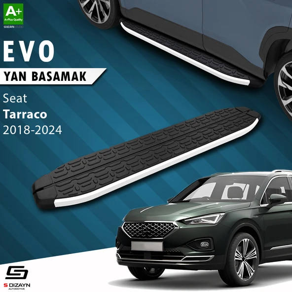 S-Dizayn Seat Tarraco Evo Aluminyum Yan Basamak 193 Cm 2018-2024 A+ Kalite - 1