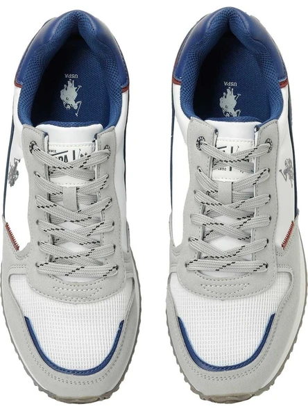 Us Polo 101952928 Ismos 5fx Beyaz Erkek Günlük Sneaker - Resim 5