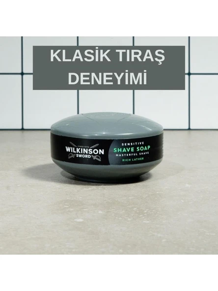 Wilkinson Sword Sensitive Tıraş Kase Sabunu - 125g Alman Malı