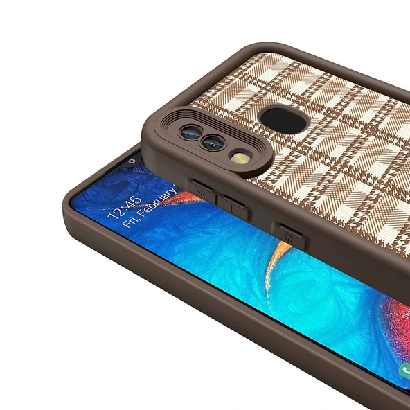 Galaxy A20 Kılıf Kamera Korumalı Baskılı Arka Yüzey Zore Klas Kapak - Resim 5