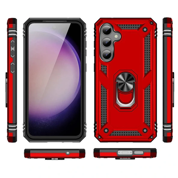 Galaxy S23 FE Kılıf Zore Vega Kapak - Resim 6