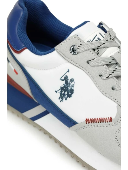 Us Polo 101952928 Ismos 5fx Beyaz Erkek Günlük Sneaker - Resim 4