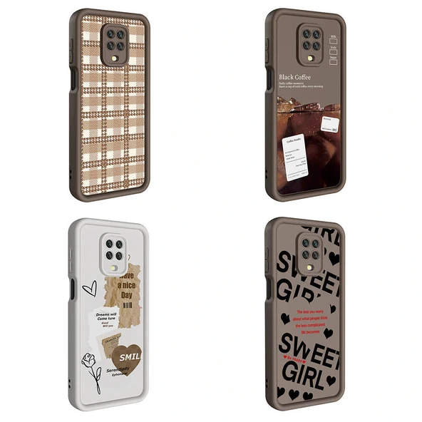 Xiaomi Redmi Note 9S Kılıf Kamera Korumalı Baskılı Arka Yüzey Zore Klas Kapak - Resim 9